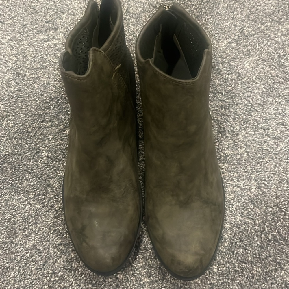 Olive Booties - Picture 2 of 2